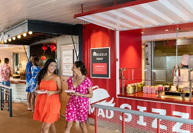 Street Eats Included with cruise fare