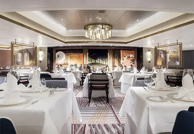 Britannia Club restaurant  Included