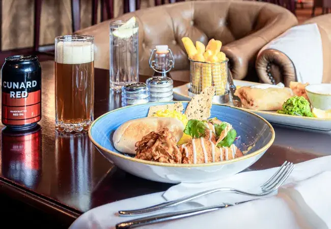 Dining at The Golden Lion Included