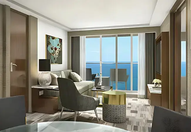 Penthouse with Balcony