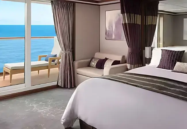 Aft-Facing Penthouse with Balcony